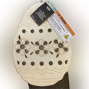 Wooden Easter Egg Craft LIGHTS UP! 💡